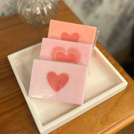 LIMITED EDITION HEART SOAPS