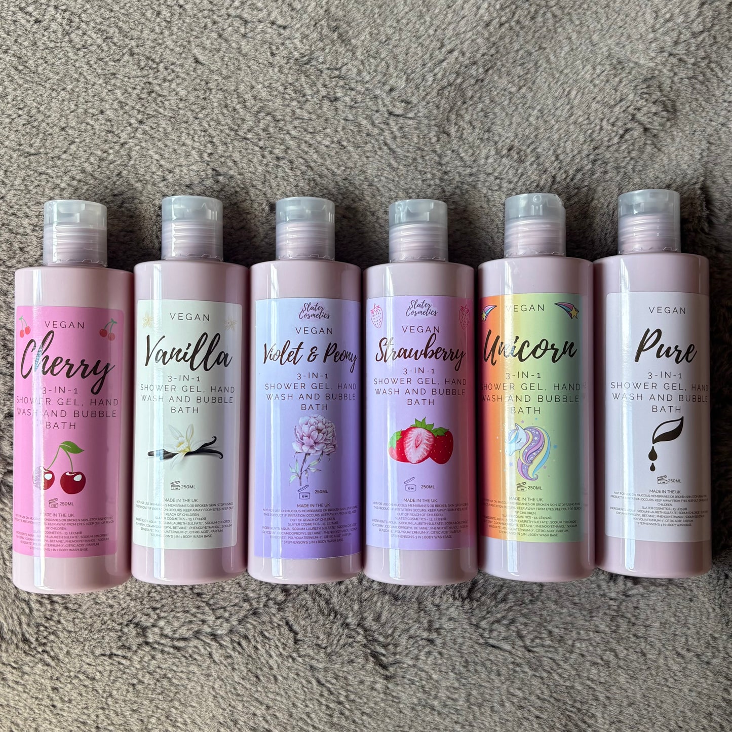 Shower Gel, Bubble Bath, and Hand Wash 3-in-1