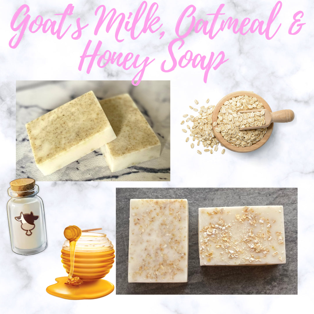 Goat's Milk, Honey, & Oatmeal Soap Bar