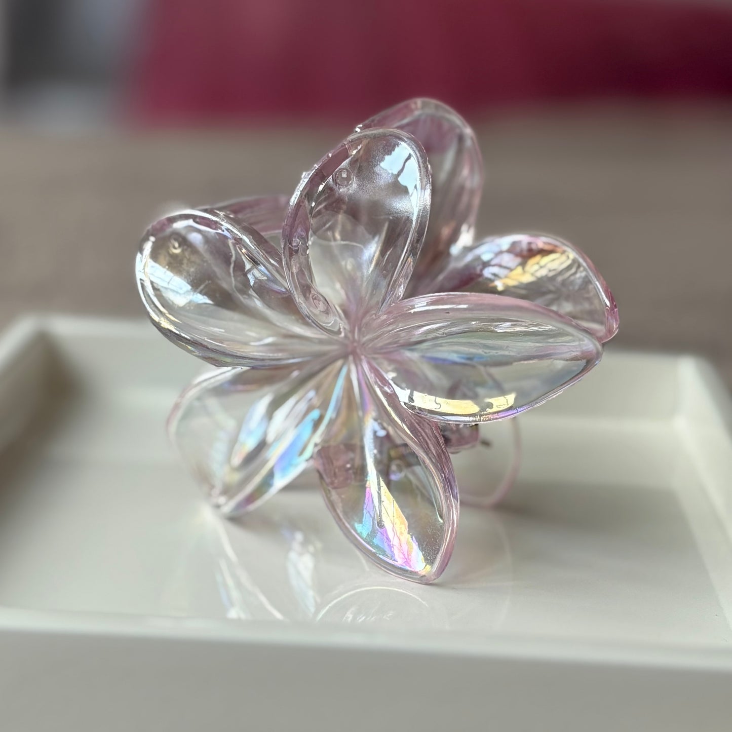 Flower claw clip
