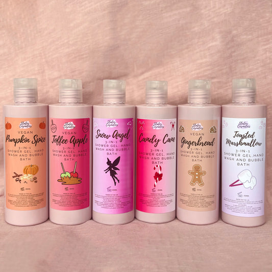 Shower Gel, Bubble Bath, and Hand Wash 3-in-1